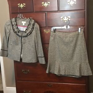 LOFT skirt and jacket set